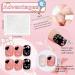 Kalolary 96PCS Kids False Nail Kit - Pre-glue Full Cover Dot Heart Pattern Short Nails with Nail Glue Sticker - Cute Gift for Little Girls - Buy Online on GoSupps.com