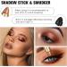 Eyeshadow Stick 2 in 1 Glitter Eyeshadow Pencil Waterproof Long-lasting Eyeshadow Brightener Smooth Shimmer Stick with Soft Brush for Eye Makeup (#04) - Buy Online on GoSupps.com