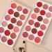 Matte red lipstick makeup lip gloss palette waterproof lipstick palette with 18 colors moisturizing lip cream palette lip gloss for beginners - Buy Online on GoSupps.com