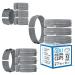 Variety 12 Pack 2 3 4 Inch Diameter Quilting Rings - Quilt Clip for Quilting Creations - Quilt Clip for Machine Quilting - Versatile Clamps for Quilting Free Motion - 1 Tall Clamp for Quilt