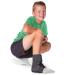 BraceAbility Lace Up Kids Ankle Brace - Pediatric Figure 8 Sprained Foot Support Wrap for Active Youth Children in Sports Basketball Protection Gymnastics Soccer and Volleyball (XS) X-Small