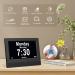Senxingyan 7 HD Digital Calendar Alarm Clock - Dimmable Alarm for Seniors & Alzheimer Patients - Multiple Clock Modes in Black - Buy Online on GoSupps.com