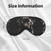 Cute Black Pug Dog Mask - Adjustable Sleep Mask for Travel Meditation & Relaxation | Soft & Breathable Blindfold - Buy Online on GoSupps.com