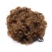Shop Short Curly Afro Hair Extensions - High Puff Updo Synthetic Coffee Brown 6in | Natural Hair Afro-Dutt - Buy Online on GoSupps.com