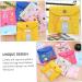 Cabilock 9 Pcs Sanitary Napkin Storage Bag Coin Purse Set for Women - Canvas Diaper Organizer and Change Purse - Miss Blue Yellow Rosyx, 13.3x12.7x0.2cm - Buy Online on GoSupps.com