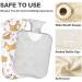 Cartoon Welsh Corgi Hot Water Bottle with Cover - 2L Heating Bag for Pain Relief | Perfect for Women | International Shipping - Buy Online on GoSupps.com