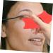 Housoutil Eyeliner Aids Lash Shield Eyeliner Guard Eyeliner Applicator Tool Silicone Eyeliner Pads Lash Tool Eyelash Applicator Mascara Applicator Guard Miss Make up Auxiliary Silica Gel Red 10.3x3.8cm Red - Buy Online on GoSupps.com