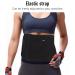 Organic Cotton Castor Oil Pack - Leak-Proof Reusable Hip Bag for Waist Washable Black Button Wrap - Buy Online on GoSupps.com