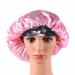 3 Pack Satin Hair Bonnets for Women - Adjustable Shower Caps for Sleep and Bathing - Buy Online on GoSupps.com