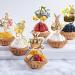 Teksome Easter Cupcake Toppers - Bunny Cake Topper Easter Cake Decorations 8pcs Bunny Easter Egg Cake Food Picks for Happy Easter Spring Theme Party Decorations - Buy Online on GoSupps.com