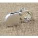 Portable Magnifying Glass 30mm All-Metal Silver Folding Mini-Key Pocket Pocket Magnifier - Buy Online on GoSupps.com