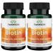 Swanson Biotin 5000 mcg 100 Capsules