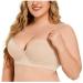 XWSM 34A-50F Big Burn Push-Up-Bh For Women Daily everyday BH Seamless Bralette Bra's holder Cup thin lingerie BHS (Color: Skin Size: 38/85d)