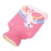 Lurrose 1 set of rubber hot water sack knitting cover for hot water bottles unicorn warmingbield winter warmer with water filled with water.