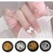 Nail Chain 4 Strips Gold Silver Metal Nail Art Chains 3D Nail Charms Punk Nail Studs Nail Art Decorations for Manicure Design DIY Crafts (Gold+Silver) - Buy Online on GoSupps.com