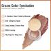 Oulac Glitter Eyeshadow Metallic Finish - High Impact Peachy Bronze | Waterproof Formula | Vegan | 12g (08) - Buy Online on GoSupps.com