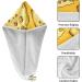 Cheese Color Pattern Hair Towels 2 Pack | Super Absorbent Quick Dry Hair Turbans for Women & Girls - Buy Online on GoSupps.com