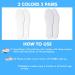 Buy WLLHYF 2 Pairs Ultra-Soft Breathable Shoe Insoles - Cut-to-Size Comfort Inserts for Men Women & Children - White & Gray - Buy Online on GoSupps.com