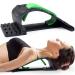 Neck Stretcher for Neck Pain Relief, Neck and Shoulder Relaxer Upper Back Stretcher Device Support Relaxer, Cervical Traction Device for Cervical Spine Alignment Adjustable 4 Height Level (Green)