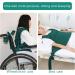 tinysiry Patient Restraint Clothing Bed-Ridden Elderly Collarless Back Buttons Long Bandage Bedridden Top Sweat-Absorbing Patients Bedridden Clothes for Rehabilitation Patients Green M - Buy Online on GoSupps.com