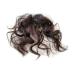 Bangs Hair Clip Thin Curly Bangs Natural Fluffy Curly Hair Pieces Fashion Clip-in Air Bangs Synthetic Bangs Hairpieces Hair Extension for Women Girls Bangs Clip in Hair (Color : Deep brown)