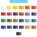 Watercolor Paint Set - 25 Assorted Colors with Water Brushes and Palette | Foldable Field Sketch Set for Outdoor Painting | Travel Pocket Kit - Buy Online on GoSupps.com