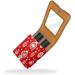 Travel Lipstick Organizer Case | Portable Makeup Bag with Mirror | Christmas Pattern Makeup Storage - Buy Online on GoSupps.com