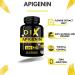 APIGENINE | ORGANIC | 100% Natural | Chamomile Extract | Best Sleep | Relaxation | Vegetable Capsules | - Buy Online on GoSupps.com