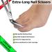 YNR Toe Nail Scissors + Clippers Extra Long Reach Handle Kelly Scissors Surgical Stainless Steel Pedicure Chiropody CE - Buy Online on GoSupps.com