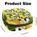 MUOOUM Menstrual Pad Bag | Sanitary Napkin & Tampon Organizer for Women & Girls (Banana Palm Leaf Stripe) - Multi-colored - Buy Online on GoSupps.com