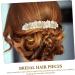 DOITOOL Alloy Rhinestone Hair Comb Bride Hair Clip Pearl Hair Pin Diamond Headpiece Wedding Hair Accessories for Brides Pearl Hair Comb Hairpin Crystal Rhinestones Bridesmaid - Buy Online on GoSupps.com