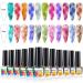 SUPWEE Blooming Gel Nail Polish Marble Nail Polish Watercolor Ink Gel Nail Polish Flower Nail Art Blossom Gel for Spreading Marble Effect Soak Off UV Gel Manicure 12 Colors 7ml(0.25fl oz) JSYYY0106