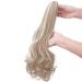 45cm Sandy Blonde Ponytail Extension with Clamp - Heat Resistant Real-Like Hair Braid - Buy Online on GoSupps.com