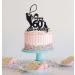 Fishing 60th Birthday Cake Topper for Man Fisherman Theme Party Decoration Funny 60 Year Fabulous Happy Birthday Party Handmade - Black Glitter - Buy Online on GoSupps.com