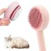 Cat Brush Dog Brush FurCare Cat Comb Cat Grooming Brush for Short/Long Haired Cats Cat Hair Brush Remover Kitten Brush Self-Cleaning Cat Brush for Shedding to Remove Loose Mats and Tangles