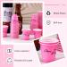 Lounsweer 100 Pcs 2 Oz Disposable Plastic Shot Glasses - Pink Cheerful Party Cups for Bachelorette & Birthday - Buy Online on GoSupps.com