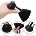 Black Hair Cutting Cape with Neck Duster Brush Professional Barber Cape Hairdressing Gown Waterproof Salon Barber Gown with Adjustable Barbers Cape for Hair Styling Cutting Coloring Styling - Buy Online on GoSupps.com