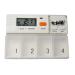 e-Pill MedGlider Pill Organizer Vitamin and Medicine Pill Box Reminder with Attached 4 Compartment Pill Box