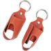 Asthma Inhaler Holder 2pcs Inhaler Case Inhaler Carrying Holder Clasp Closure Safety Carabiner Clip Portable PU Leather Inhaler Protective Holder (Orange) - Buy Online on GoSupps.com