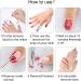 HUAXIYAN Gel Nail Polish Remover Wraps with Cotton Pad - 100 Count Pack - Buy Online on GoSupps.com