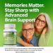 Herbal Connections Advanced Brain Support Cognitive Function & Memory Booster for Adults | Brain Health Supplement with Bacopa Monnieri Ginkgo & B-Vitamins | Non-GMO Gluten-Free - Buy Online on GoSupps.com