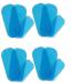 12 pcs Gel Pads Replacements for EMS ABS Hips Trainer Buttock Muscle Massage Replacement Gel Sheets Special for EMS Butt Muscle Trainer Butt Toner Buttocks Trainer Accessories (3 PCS/Set 4 Sets/Pack)