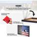Wild Sports 2x3 Cornhole Outdoor Game Set - USA Flag Design - All-Weather Bean Bags - Ideal for Backyard, Beach, Park, and Tailgates - Buy Online on GoSupps.com