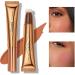 Highlighter Stick - Creamy Highlighter Stick | Versatile Highlighter Makeup Stick Adds Shimmer Blends Effortlessly Highlighter Contouring for Cheeks Fulenyi 03# - Buy Online on GoSupps.com