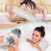 Exfoliating Back Scrubber Set - 8 Pieces with Stretchable Handles and Bath Gloves for Women, Men, and Children - Bright Color Washcloth Included - Buy Online on GoSupps.com