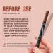 Eyebrow Pencil Microblading Eyebrow Pen Magical 2-in-1 Dual-Ended Eye Brow Pencils for Girls Women 4-Fork-Tip & Precise Brush-Tip Create Natural Hair-Like Brows - Last All-Day (Light Brown) - Buy Online on GoSupps.com