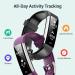 Stiive Fitness Tracker with Heart Rate Monitor | Waterproof Activity & Step Tracker for Women and Men | Pedometer Watch with Sleep & Calorie Monitor | Call & Message Alert - Black - Buy Online on GoSupps.com