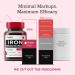Iron Bisglycinate - Vegan Iron Supplements for Women & Men - Relieve Fatigue and Tiredness with Combination of 60 Iron and Vitamin C Tablets Strong Iron Supplements Gentle Iron Tablets High Strength - Buy Online on GoSupps.com