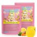 Turmeric Cleansing Pads Kojic Acid & Turmeric Cleansing Pads Turmeric Pads Infused Cotton Exfoliating Pads Turmeric Kojic Pads for Face Helps Balance Skin Oil (80) 80 Count (Pack of 1)