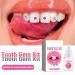 Mikabila Tooth Gemstone Set - DIY Tooth Jewelry Kit for Reflective Decoration | Teeth Gems with Glue - Buy Online on GoSupps.com